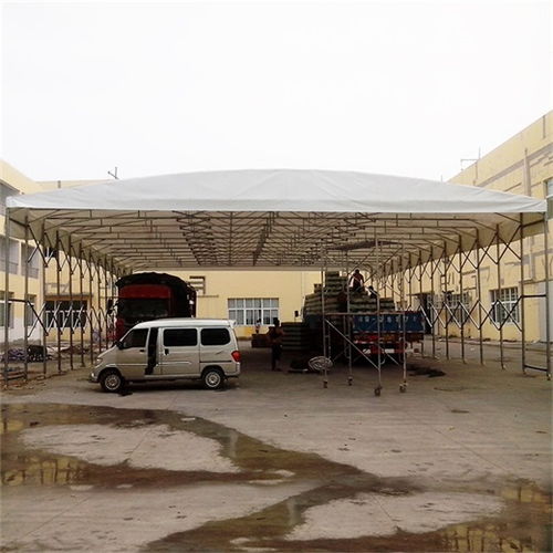 【丽水松阳活动移动推拉棚仓库推拉式遮阳雨蓬户外大排档推拉帐篷】- 