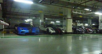 左边王思聪的车, 右边成龙的车, 这样被夹在中间是该有多难受